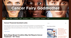 Desktop Screenshot of cancerfairygodmother.com